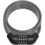 Incuietoare Cablu CONTEC PowerLoc Cifru 12mm/185cm Negru