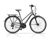 Bicicleta Trekking Cross Area, Gri-Negru