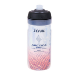 Bidon Apa Bicicleta Zefal Arctica PRO 55, argintiu-rosu