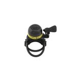 Sonerie Bicicleta Contec Mini Bing - negru/Neo galben