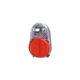 Far Bicicleta Spate Contec TL-115 dinam, lumina veghe, gri-rosu
