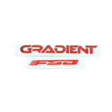 Sticker FSA HBSP Gradient Handlebar - Red