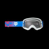 Ochelari Full-Face MTB Fox Main Collect Albastru-Roz