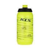 Bidon Apa Bicicleta transparent 550ml Kellys Kolibri, Galben