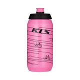 Bidon Apa Bicicleta transparent 550ml Kellys Kolibri, Roz