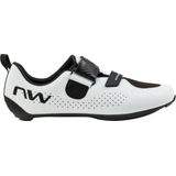 Pantofi Ciclism Sosea Northwave Tribute Triathlon Alb-Negru