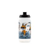 Bidonas Copii KLS Kolibri 550ml Transparent Alb