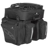 Geanta Bicicleta portbagaj M-Wave "Amstersdam Triple", 3 piese