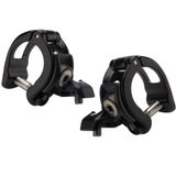 Colier Maneta Frana Sram MatchMaker X, pereche, negur cu suruburi Ti (compatibil cu toate angrenajele SRAM compatibile MM)