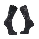 Sosete Ciclism Northwave NW Core, negru-gri