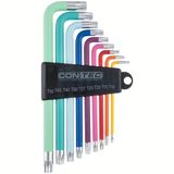 Set Imbus Torx Contec TFM-255 9 Chei (T10/T15/T20/T25/T27/T30/T40/T45/T50)
