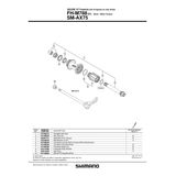 Ax Bicicleta Butuc Shimano FH-M788 COMPLET
