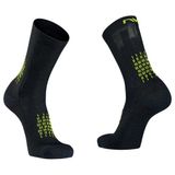 Sosete Ciclism Northwave NW Fast, negru-galben-fluo