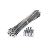 Spite otel HTI 186mm, Nipluri argintii