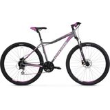 Bicicleta Hardtail Kross Lea 5.0, 27.5, Gri-Roz