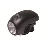 Far Bicicleta Fata Pro LED-01 2 funcii, incl baterii, prindere QR, negru