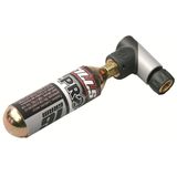 Pompa Bicicleta mini Pro MICRO CO2 Inflator (Incl. 1capsula CO2 16GR cu filet), negru-argintiu