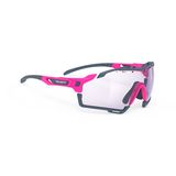 Ochelari Ciclism RUDY Project Cutline Pink Flui-Black, Bumpers/ImpactX2, Photochromic Laser, violet