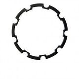 Distantier (spacer) caseta pinioane (clasica HG), BRIVIGA WSE-3615, alu, grosime 2mm, negru, OEM
