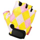 Manusi Bicicleta Scurte Kross Yellow Pink Joy