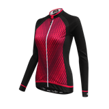 Tricou Ciclism Funkier Luciana-L Pro LS - Roz