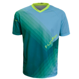 Tricou Ciclism Tehnic Funkier Termoli Enduro S/S barbati, Albastru-Verde