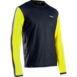 Bluza Ciclism Tehnic Northwave XTRAIL L/S, negru-lime