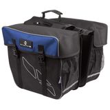 Geanta Bicicleta Coburi M-Wave "Amstersdam Double", negru-albastru