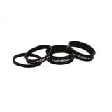 Set distantiere a2z AD-181 alu 3-5-8-10mm 1.1/8 negre