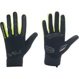 Manusi Bicicleta Lungi Northwave Active GEL, negru-galben fluo