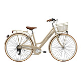 Bicicleta Oras Adriatica Retro 28 Dama 6v, Crem
