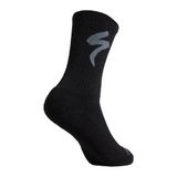 Sosete Ciclism Specialized Merino Midweight TALL Logo, negru