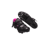 Pantofi ciclism FLR F-65 III Elite Mtb Negru-Roz