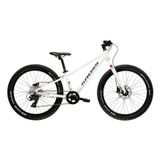 Bicicleta Junior Kross Level JR 2.0 24 M 2026 Alb-Negru