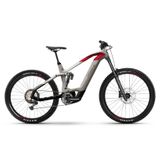 Bicicleta Electrica Full Suspension Haibike HYBE 9 NX Eagle i750Wh 2023 Gri-Rosu