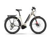 Bicicleta Electrica Trekking Haibike Trekking 4 Low Step desert/white