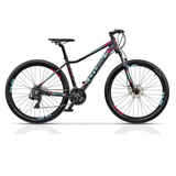 Bicicleta Hardtail Cross Causa SL1, Gri-Albastru-Roz