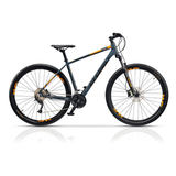 Bicicleta Hardtail Cross Fusion 9, 29, Gri-Galben-Negru