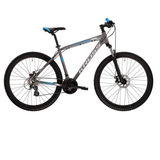 Bicicleta Hardtail Kross Hexagon 3.0, 27.5, Gri-Alb-Albastru