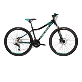 Bicicleta Hardtail Kross Lea 5.0, Negru-Turcoaz, 27.5