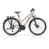 Bicicleta Trekking Cross Travel Lady, Gri-Negru