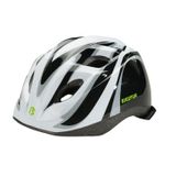 Casca Bicicleta Copii BikeFun Junior, negru-alb-verde