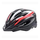 Casca Bicicleta MTB BikeFun Cobber, negru-rosu