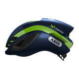 Casca Bicicleta Sosea Abus GameChanger Moviestar Team, verde-albastru