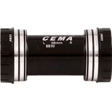 Butuc pedalier CEMA BB30 pentru SRAM GXP W: 68/73 x ID: 42 mm Ceramic - Negru, Interlock