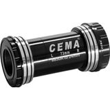 Butuc pedalier CEMA BB30A pentru Shimano W: 73 x ID: 42 mm Stainless Steel - Negru