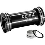 Monobloc CEMA BB86 BB92 Interlock SRAM GXP SG3 Ceramic COATED Negru GXP