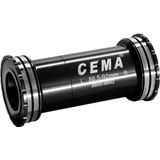 Monobloc CEMA BB86 BB92 Interlock Shimano SG3 Ceramic COATED Negru Hollowtech II