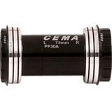 Butuc pedalier Cema PF30A pentru SRAM GXP W 73 x ID 46 mm Ceramic-Negru- Interlock