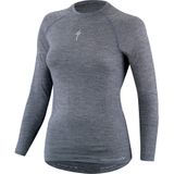 Bluza Ciclism Specialized Seamless Merino Baselayer LS WMN, gri